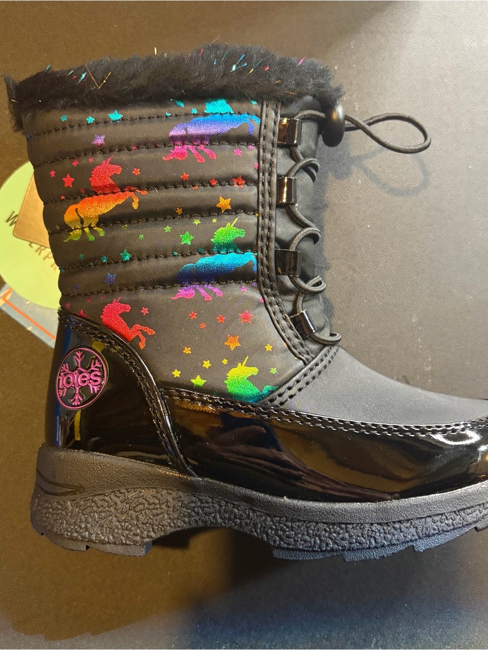Totes Kids Winter Boots NWT 8 Toddler Black